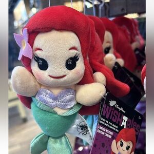 Disney Parks Ariel Wishable Mini Plush NWT Little Mermaid NEW 2024 D23 Expo